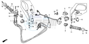 SH300A drawing SWITCH/CABLE/MIRROR