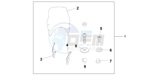 CBF600NA drawing FLY SCREEN