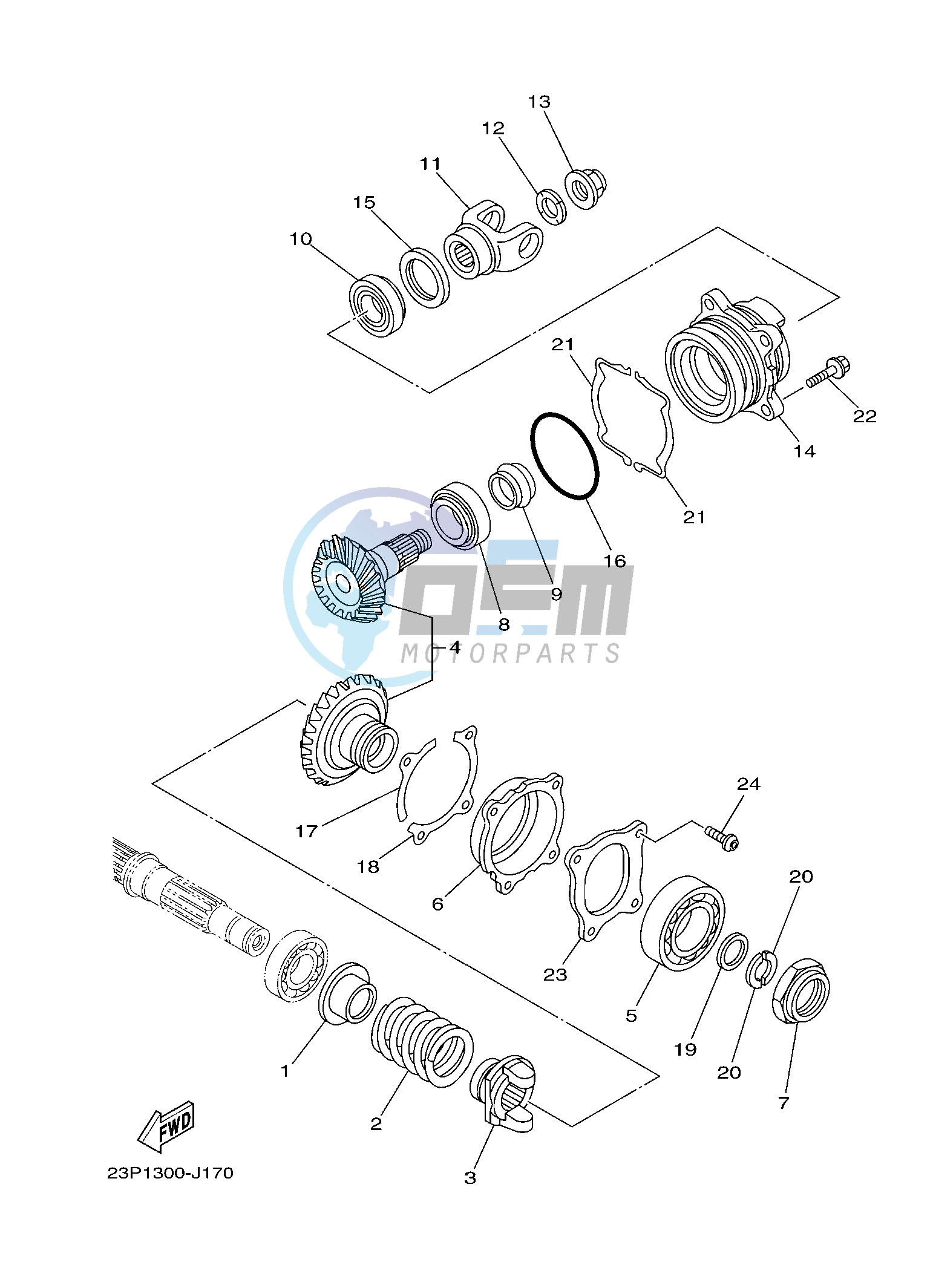 MIDDLE DRIVE GEAR