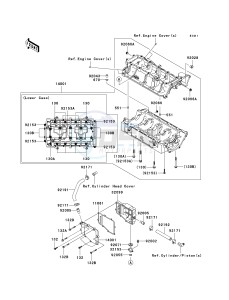 JT 1500 A [STX-15F] (A6F-A9F) A8F drawing CRANKCASE-- A6F - A8F- -