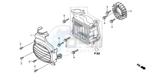 NPS50 drawing COOLING FAN/FAN COVER