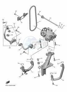 YZF1000 YZF-R1 (B3L1) drawing OIL PUMP