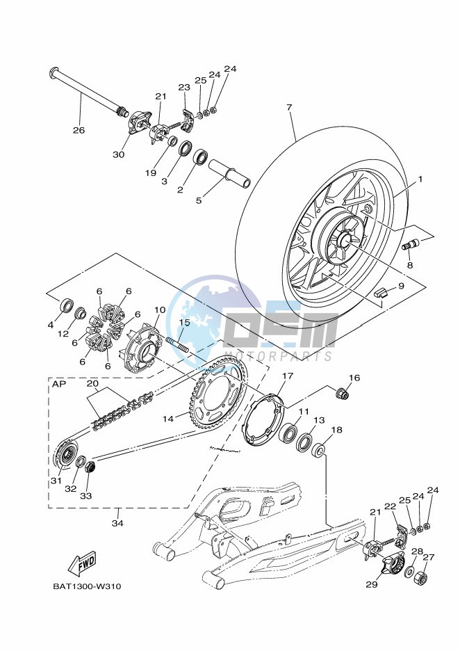 REAR WHEEL