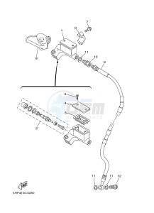 TT-R125 TT-R125LWE (2PT9) drawing FRONT MASTER CYLINDER