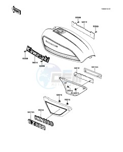 KZ 1100 A [SHAFT] (A1-A3) [SHAFT] drawing LABELS