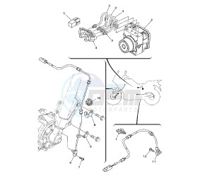 XTZ SUPER TENERE 1200 drawing ANTI LOCK BRAKE SYSTEM