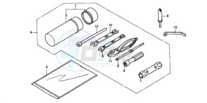 TRX450S drawing TOOLS