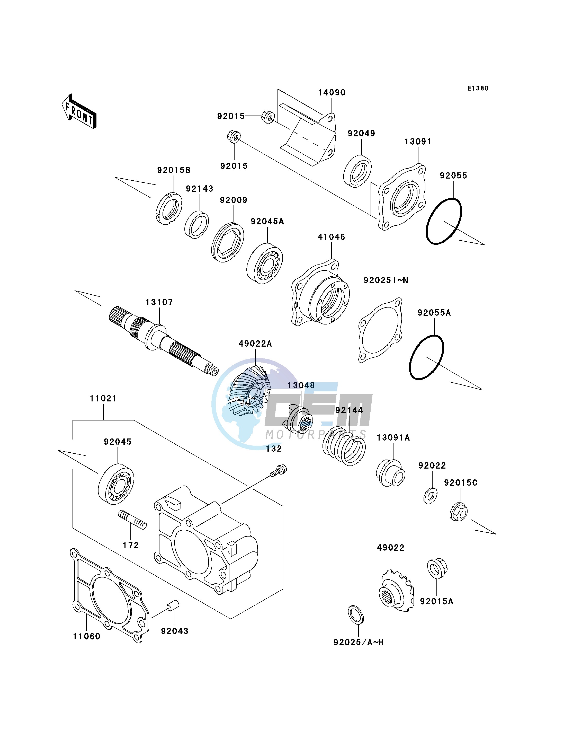 BEVEL GEAR CASE