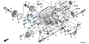 TRX680FAF TRX680 Europe Direct - (ED) drawing FRONT CRANKCASE COVER