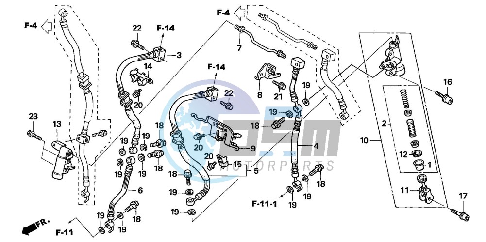 SECOND MASTER CYLINDER