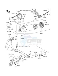 NINJA 250R EX250KCF GB XX (EU ME A(FRICA) drawing Muffler(s)