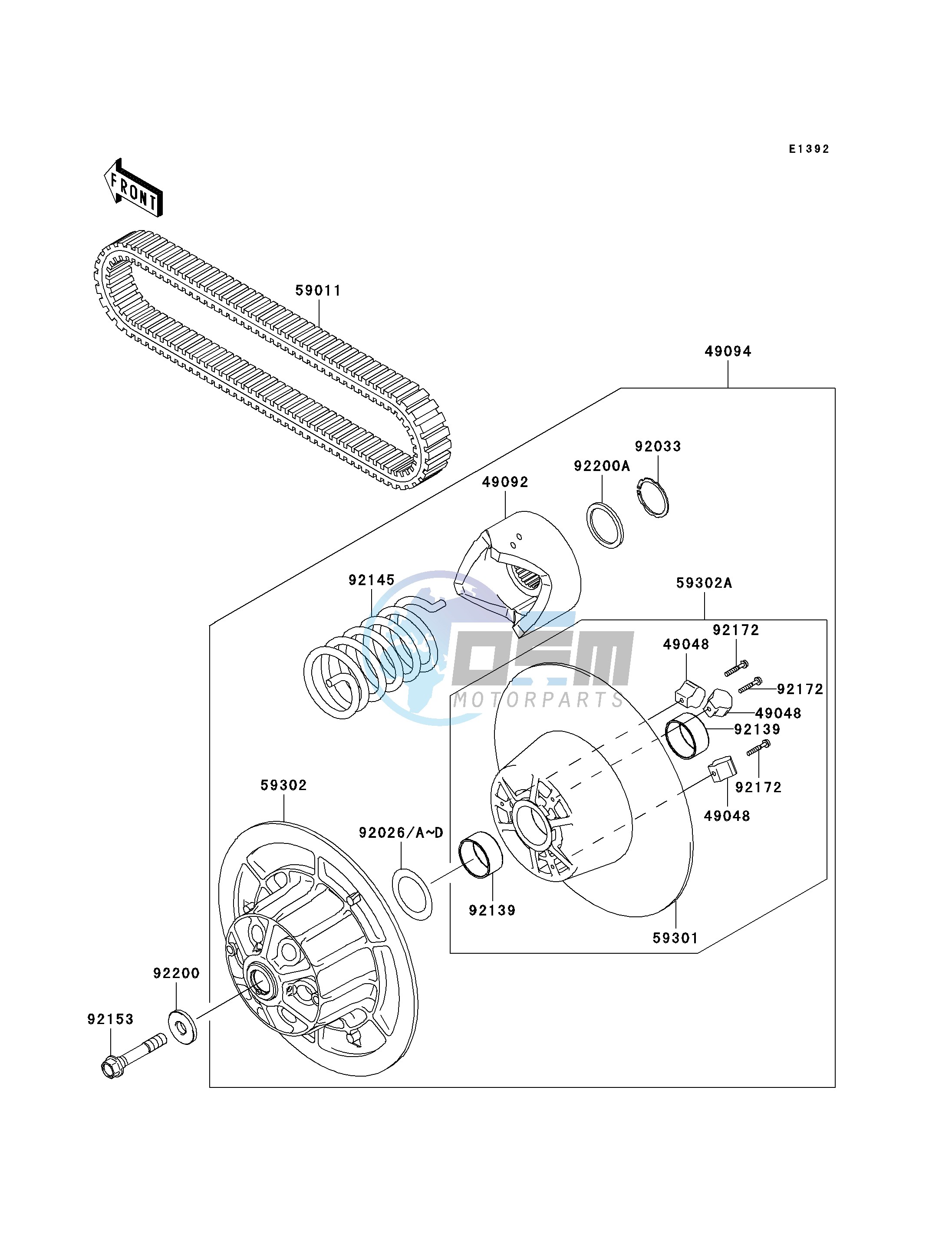 DRIVEN CONVERTER_DRIVE BELT