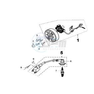 LUDIX 10 SP BLASTER drawing IGNITION PART