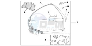 VFR1200FC drawing 45L TOP BOX PROMINENCE RED