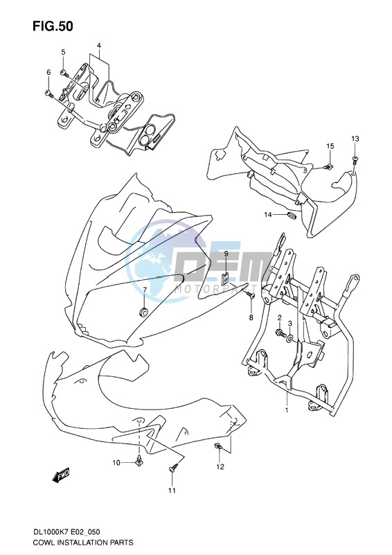 COWL BODY INSTALLATION PARTS