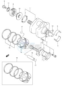 SV650S (E2) drawing CRANKSHAFT