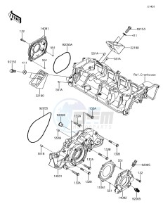 JET SKI ULTRA 310R JT1500NEF EU drawing Engine Cover(s)