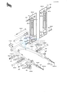 KE 175 D [KE175] (D4-D5) [KE175] drawing SWING ARM_SHOCK ABSORBERS -- 82-83 KE175-D4_D5- -