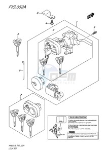 AN650 BURGMAN EU drawing LOCK SET