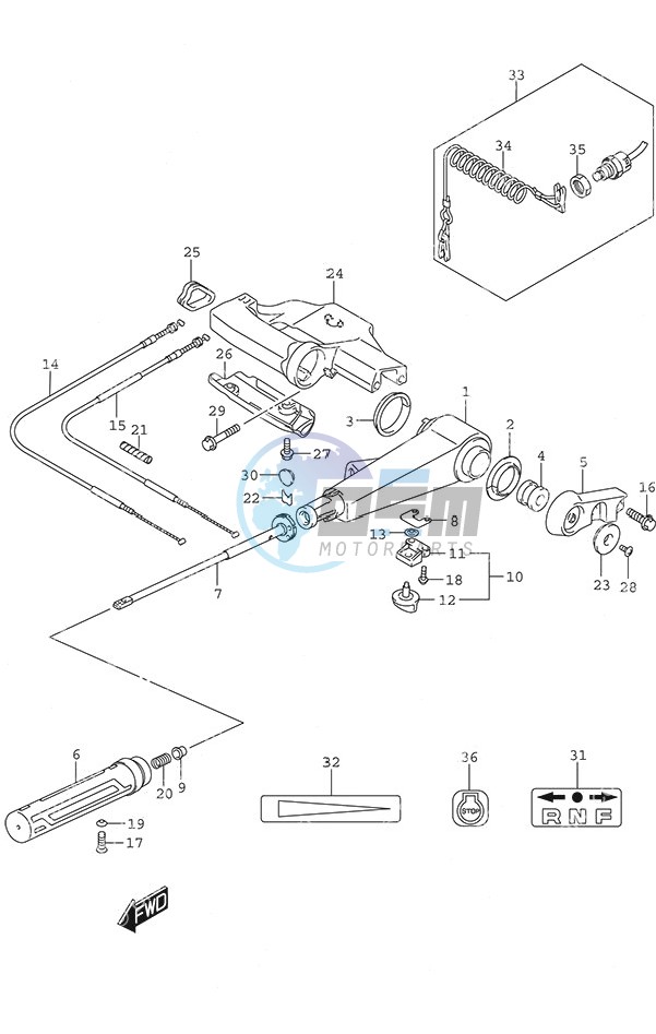 Tiller Handle