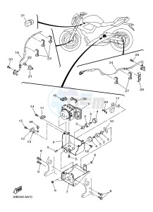 XJ6N ABS 600 XJ6-N (NAKED, ABS) (36B5) drawing ELECTRICAL 3