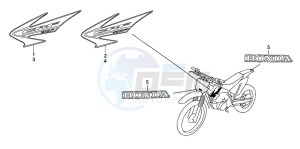 CRF80F 100 drawing MARK (CRF80F5/CRF100F5)