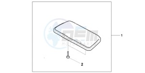 GL18009 NZ / AB NAV - (NZ / AB NAV) drawing TRUNK VANITY MIRR