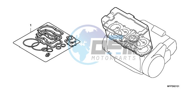 GASKET KIT A (CB13009/S9/A9/SA9)