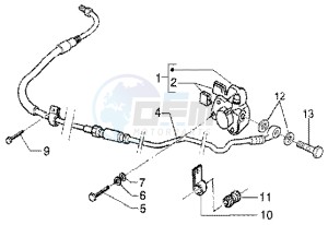 Runner 50 SP drawing Brake caliper