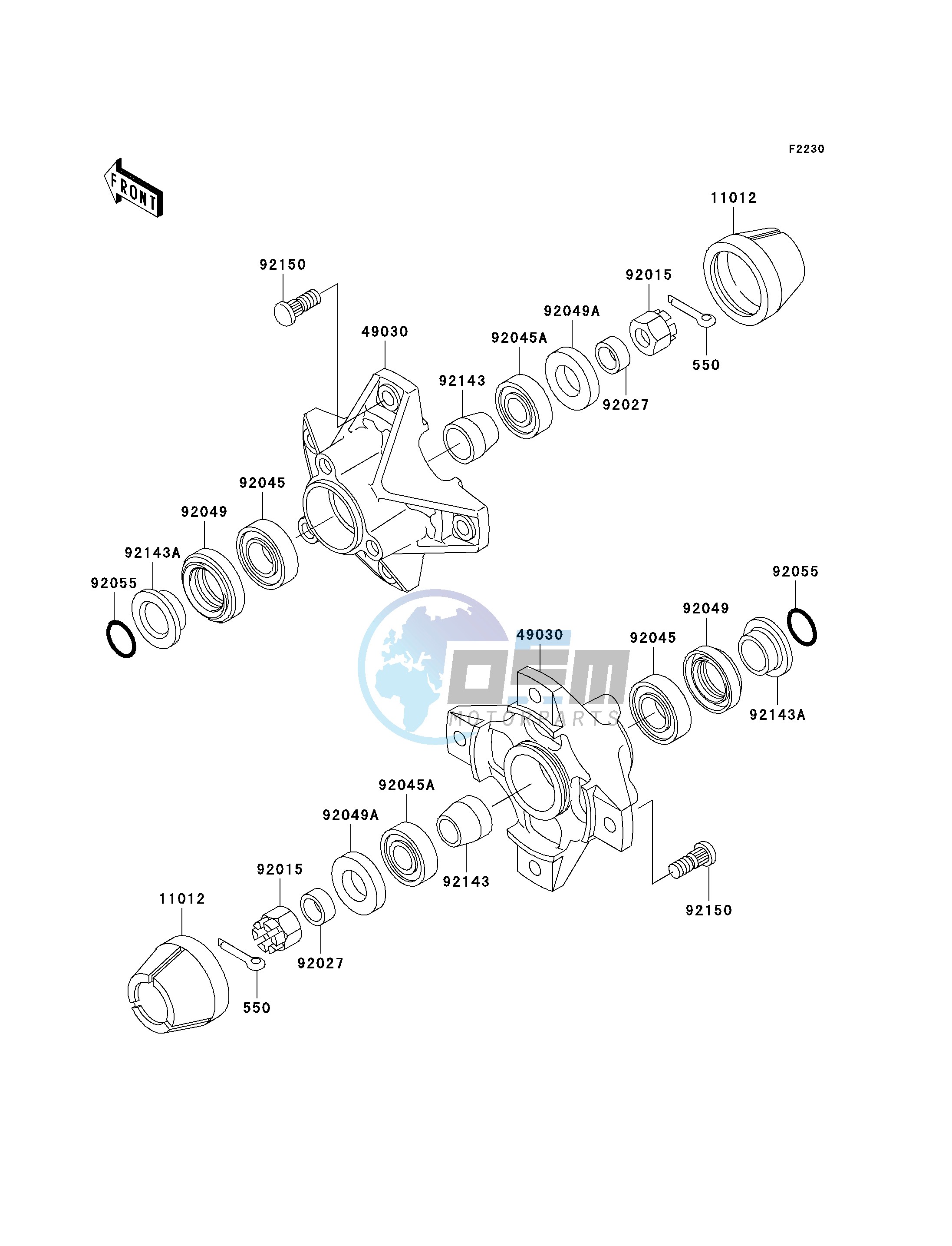 FRONT HUB