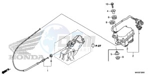 CBR1000RAG CBR1000 - Fireblade ABS Europe Direct - (ED) drawing SERVO MOTOR