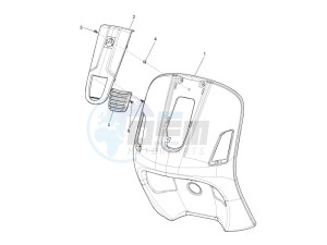 GTS 300 ie Super Sport drawing Front shield