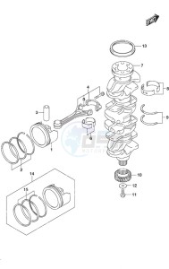 DF 200AP drawing Crankshaft