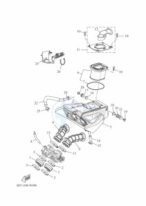 XSR700 MTM690 (BEF1) drawing INTAKE