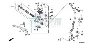 NSC110MPDC drawing FR. BRAKE MASTER CYLINDER