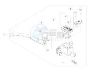 RS 125 Replica E4 ABS (APAC) drawing Front master cilinder