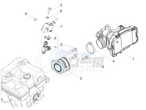 RS 125 Replica E4 ABS (EMEA) drawing Throttle body