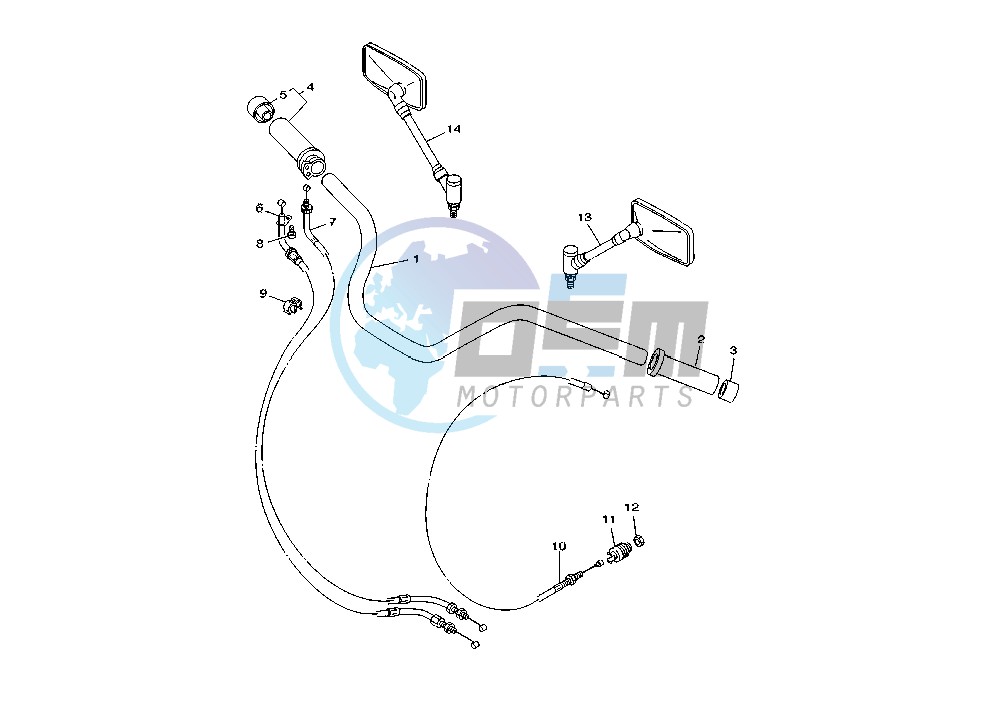 STEERING HANDLE -CABLE