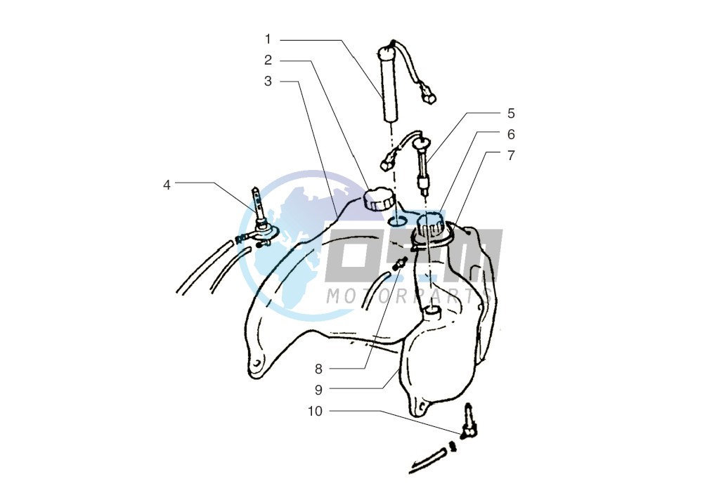 Fuel tank-Oil tank