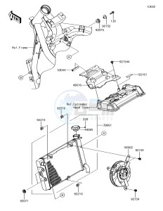 VULCAN S ABS EN650DHFA XX (EU ME A(FRICA) drawing Radiator