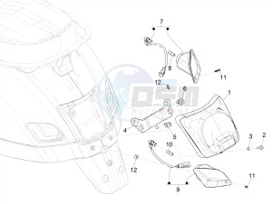 GTV 300 HPE SEI GIORNI IE E4 ABS (APAC) drawing Rear headlamps - Turn signal lamps