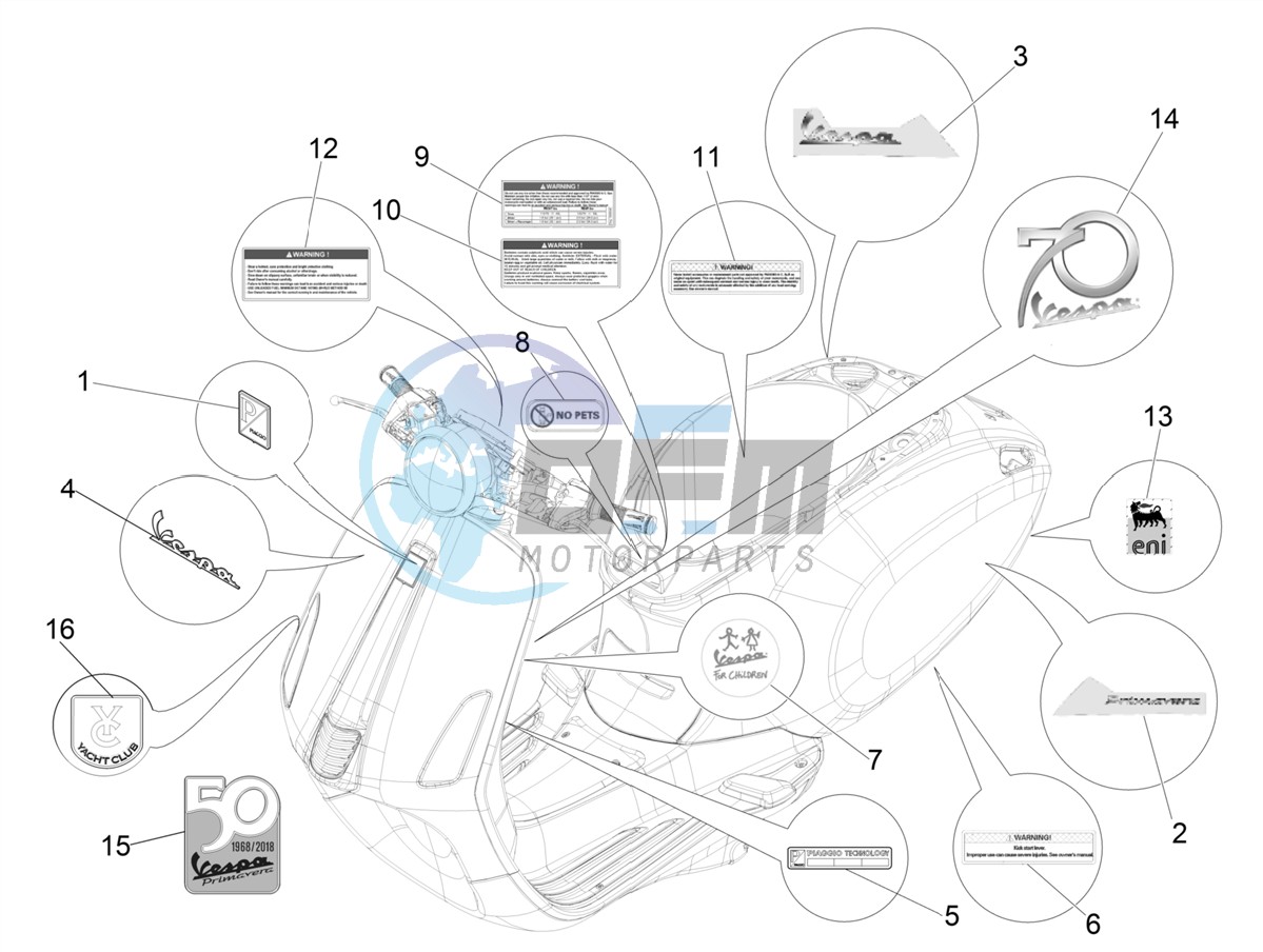 Plates - Emblems