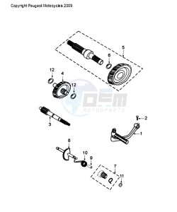 TWEET 50 V drawing DRIVE SHAFTS / KICKSTARTER