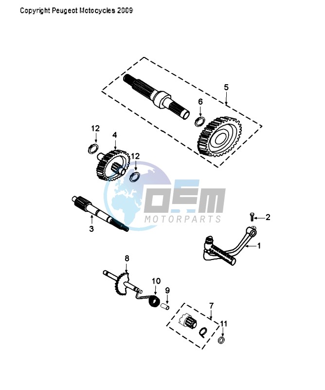 DRIVE SHAFTS / KICKSTARTER