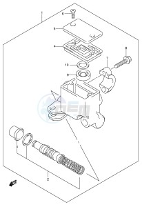 LT-A700X (E17) drawing FRONT MASTER CYLINDER