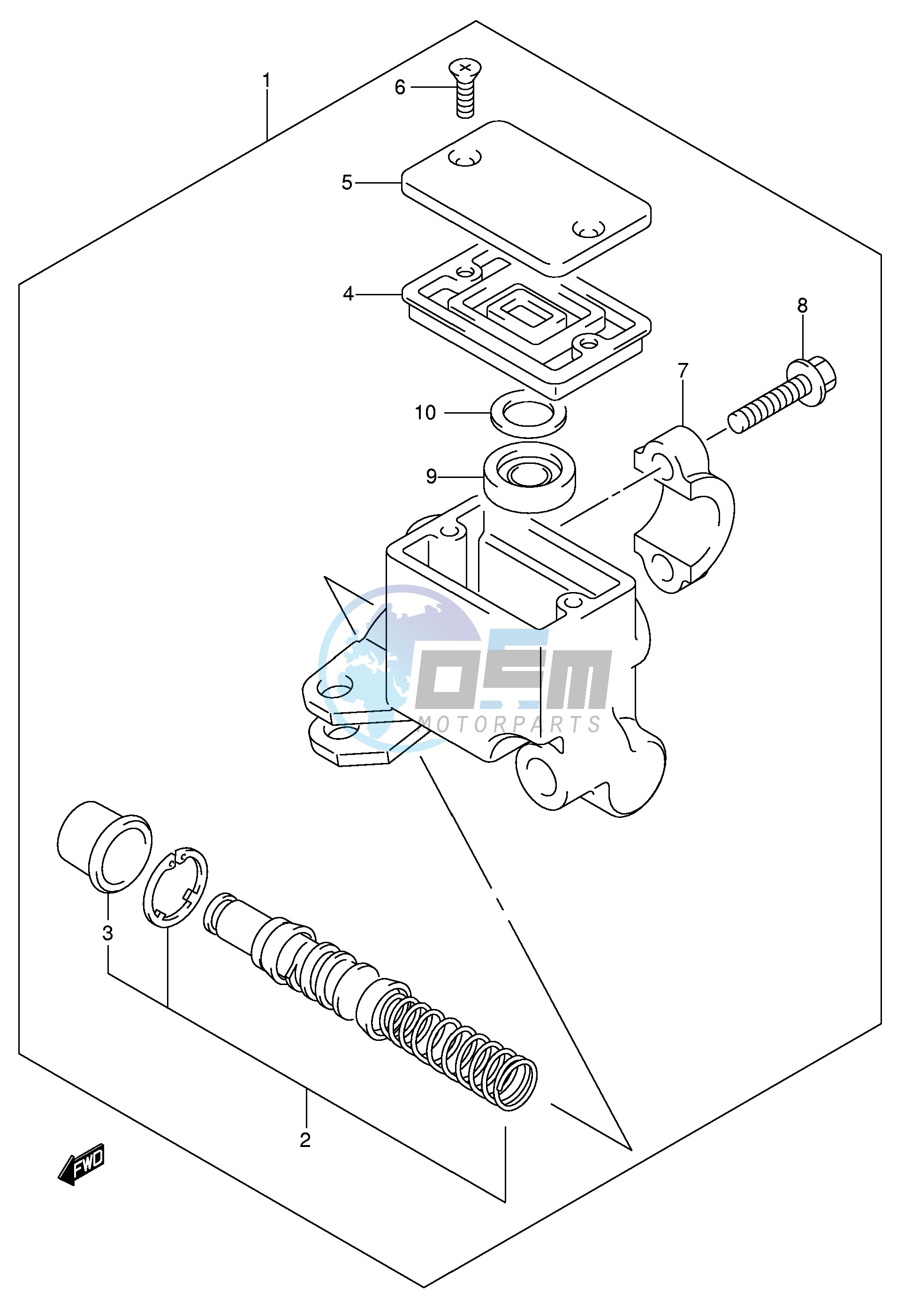 FRONT MASTER CYLINDER