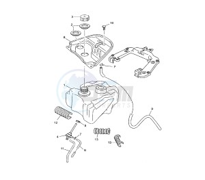 YN NEO'S 50 drawing FUEL TANK