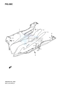 AN650 (E2) Burgman drawing SIDE LEG SHIELD (MODEL K9)