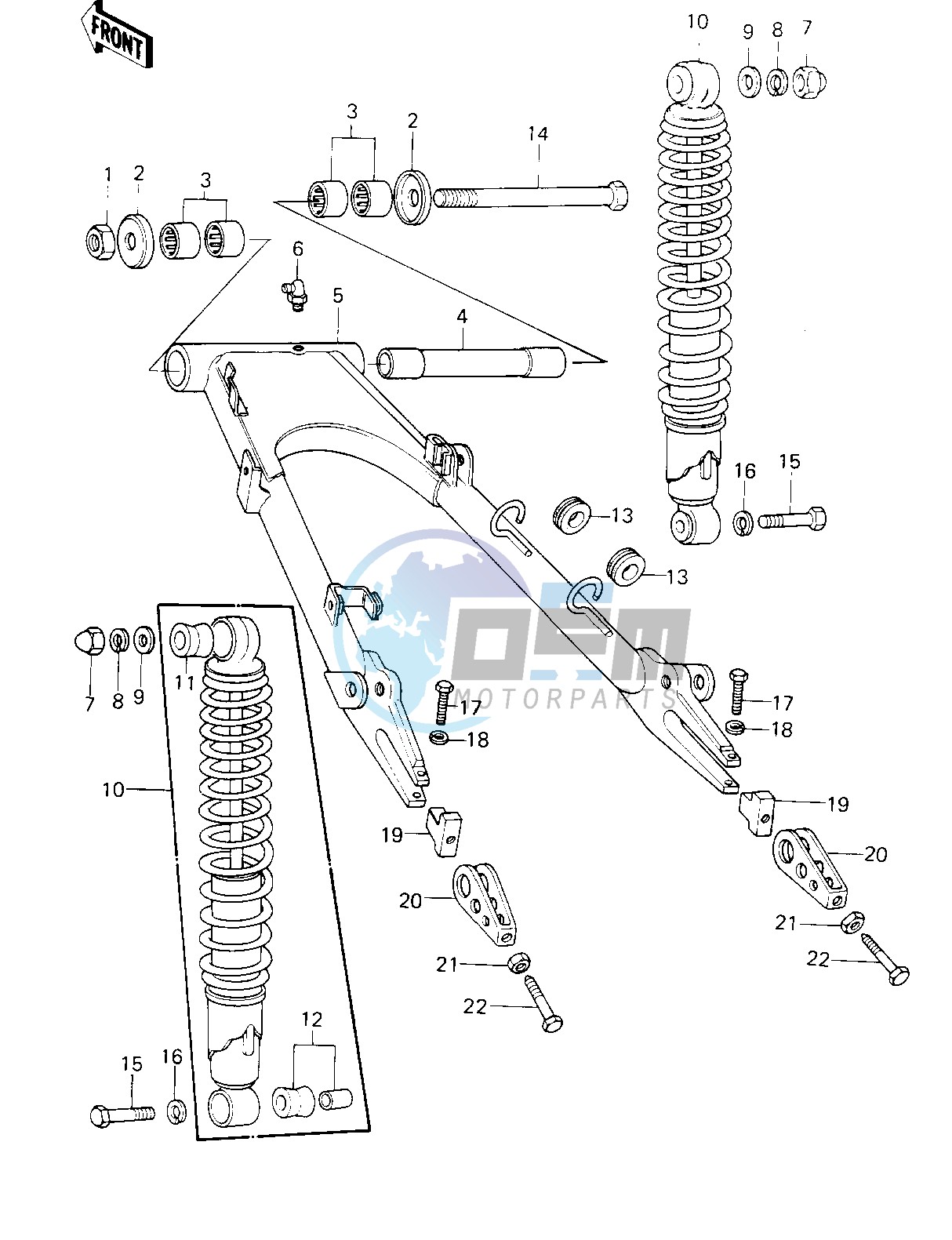 SWING ARM_SHOCK ABSORBERS -- 80 D3- -