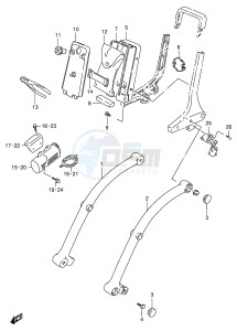 VS600GL (E2) INTRUDER drawing PILLION RIDER HANDLE (MODEL T V)